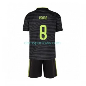 Koszulka Real Madryt Toni Kroos 8 Dziecięcy Trzeci Koszulki Piłkarskie 2022-2023 Krótki Rękaw